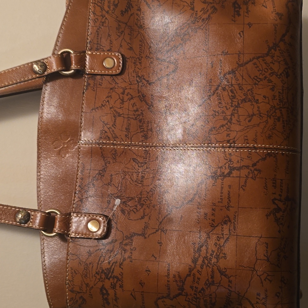 Patricia Nash Elegant Brown Leather Tote Bag - Picture 2 of 9